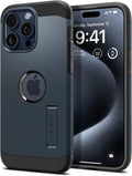 Spigen Tough Armor MagFit for iPhone 15 Pro Case, Metal Slate