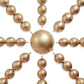 PartyWoo Metallic Gold Linking Balloons 100pcs 6 Inch Gold Link Balloons