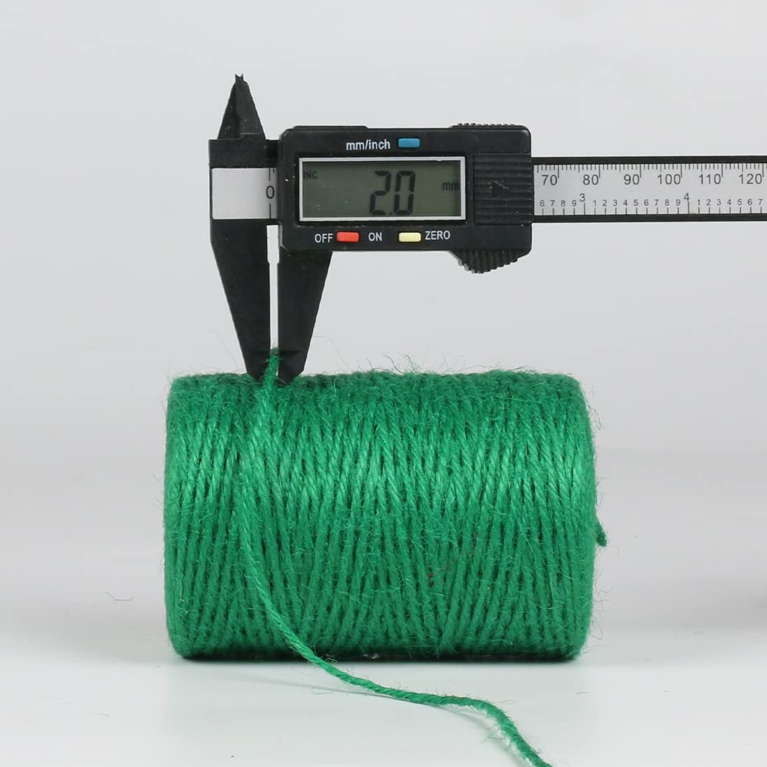 PerkHomy 1100FT Jute Twine String 2mm 3ply Natural Thin Twine for Craft Gardening Gift Wrapping Packing Material Wedding Christmas Decoration Bulk