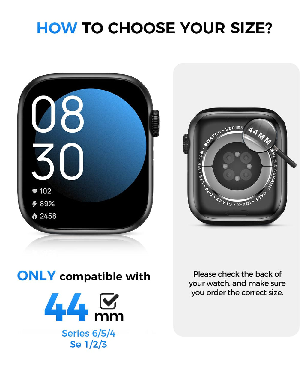 Goton IP67 Waterproof Case with Glass for Apple Watch Series 11/10 46mm