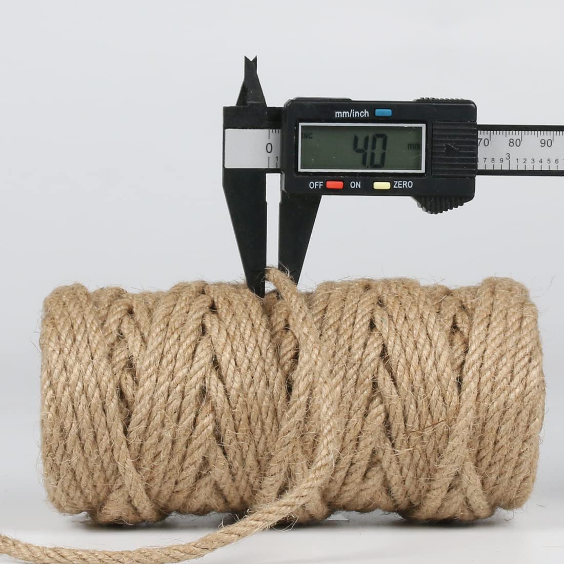 PerkHomy 1100FT Jute Twine String 2mm 3ply Natural Thin Twine for Craft Gardening Gift Wrapping Packing Material Wedding Christmas Decoration Bulk