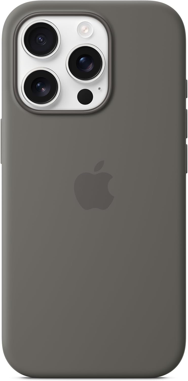 Apple iPhone 16 Pro Max Silicone Case with MagSafe and Camera Control: Lightweight Phone Case, Wireless Charging Compatible, Smooth Matte Finish, Black