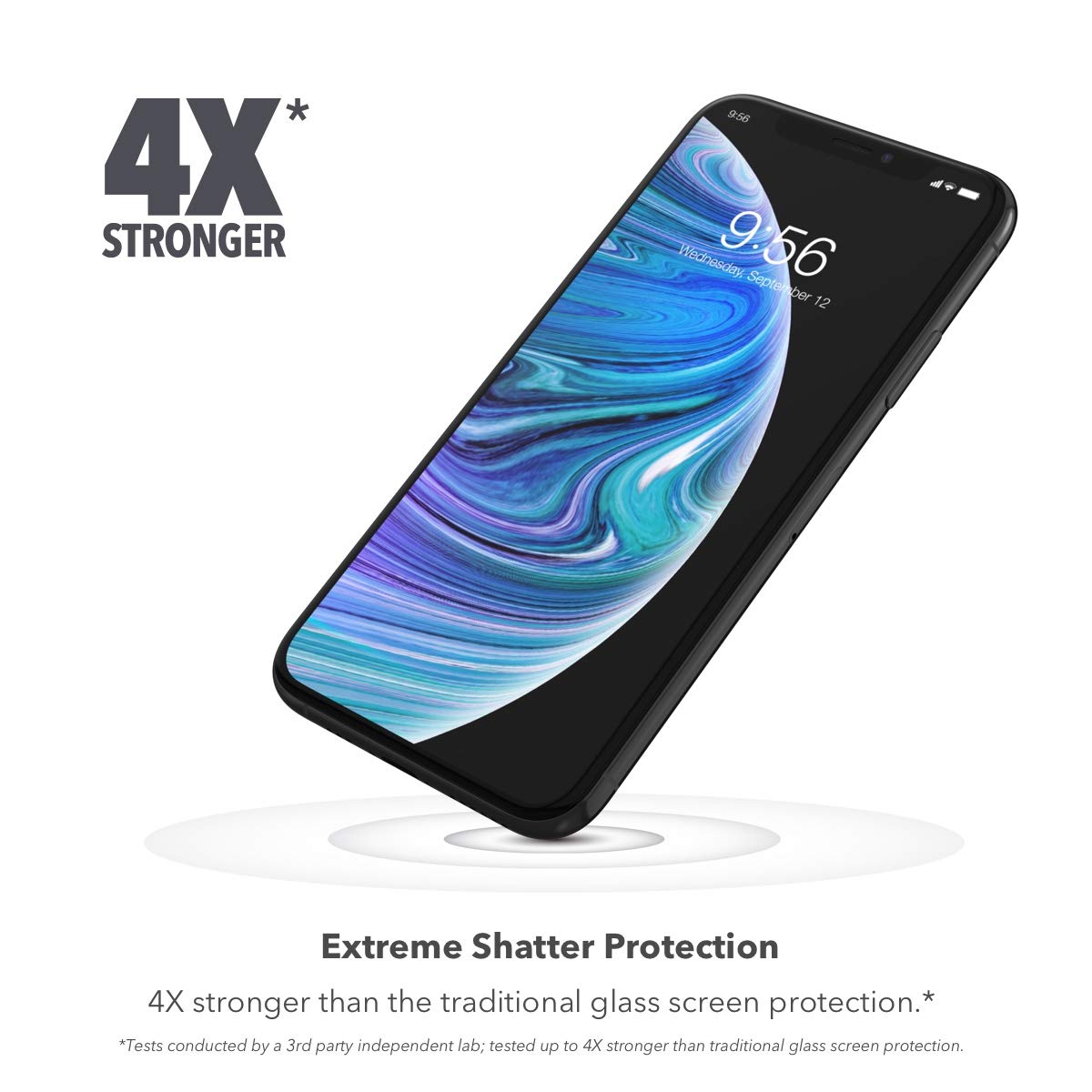 ZAGG Glass Elite Screen Protector for Apple iPhone 11 Pro Max and Xs Max