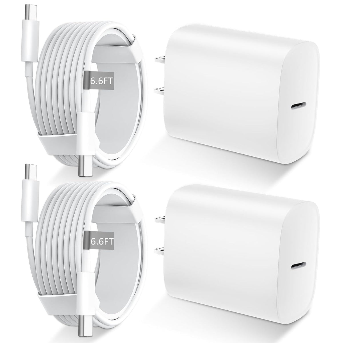 iPhone 18 17 16 15 Charger Fast Charging Type C Chargers USB C Cable 10FT