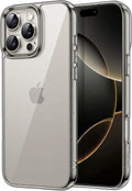 JETech Case for iPhone 16 Pro, Anti-Yellowing, Natural Titanium