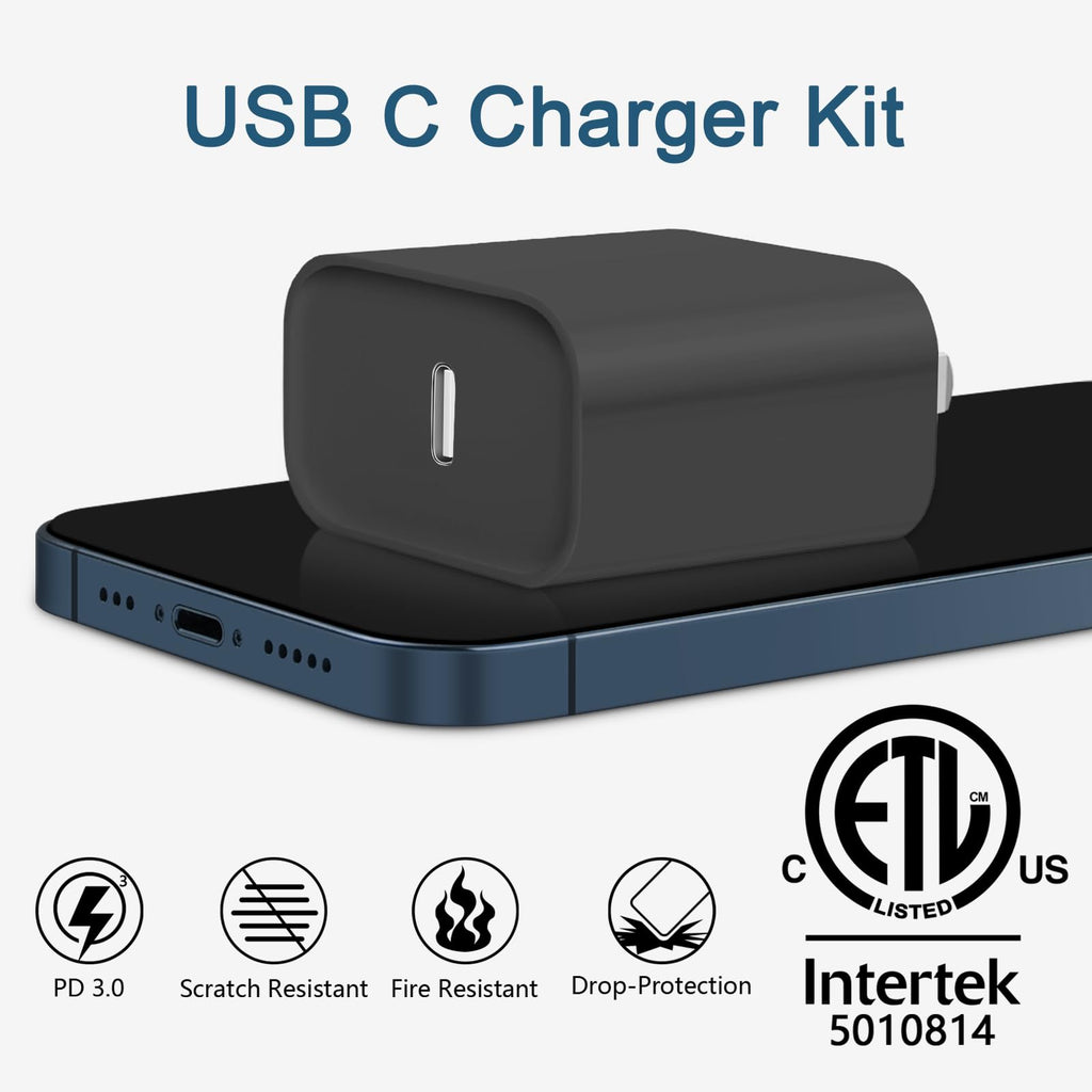 CXX 10FT iPhone 14/13/12 Charger 20W Fast Charging [MFi Certified]