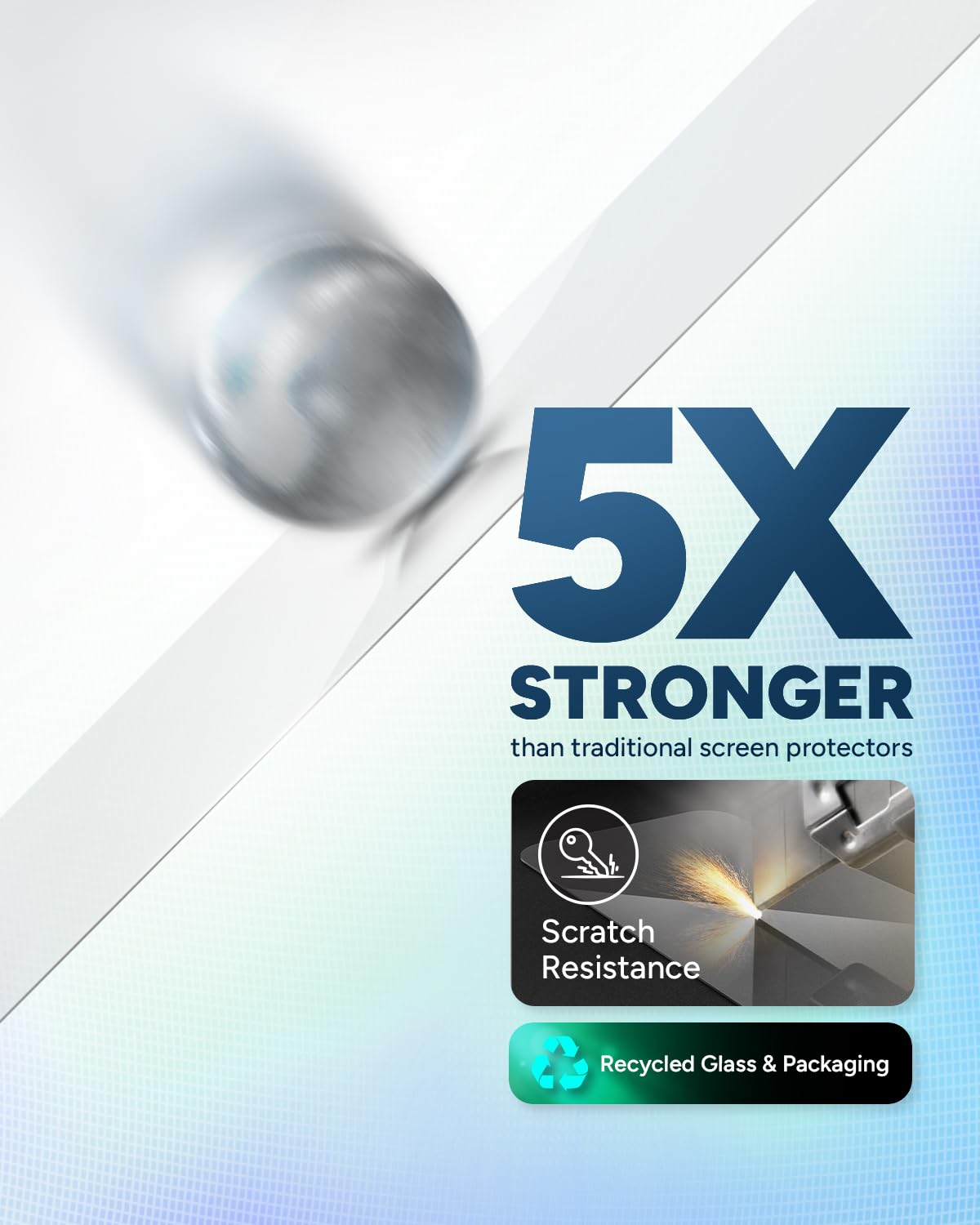 ZAGG Glass Elite Screen Protector for Apple iPhone 11 Pro Max and Xs Max