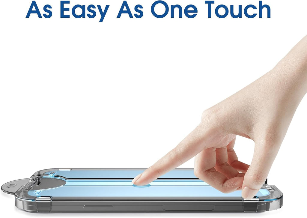 amFilm OneTouch for iPhone 17e / iPhone 16e Screen Protector Tempered Glass