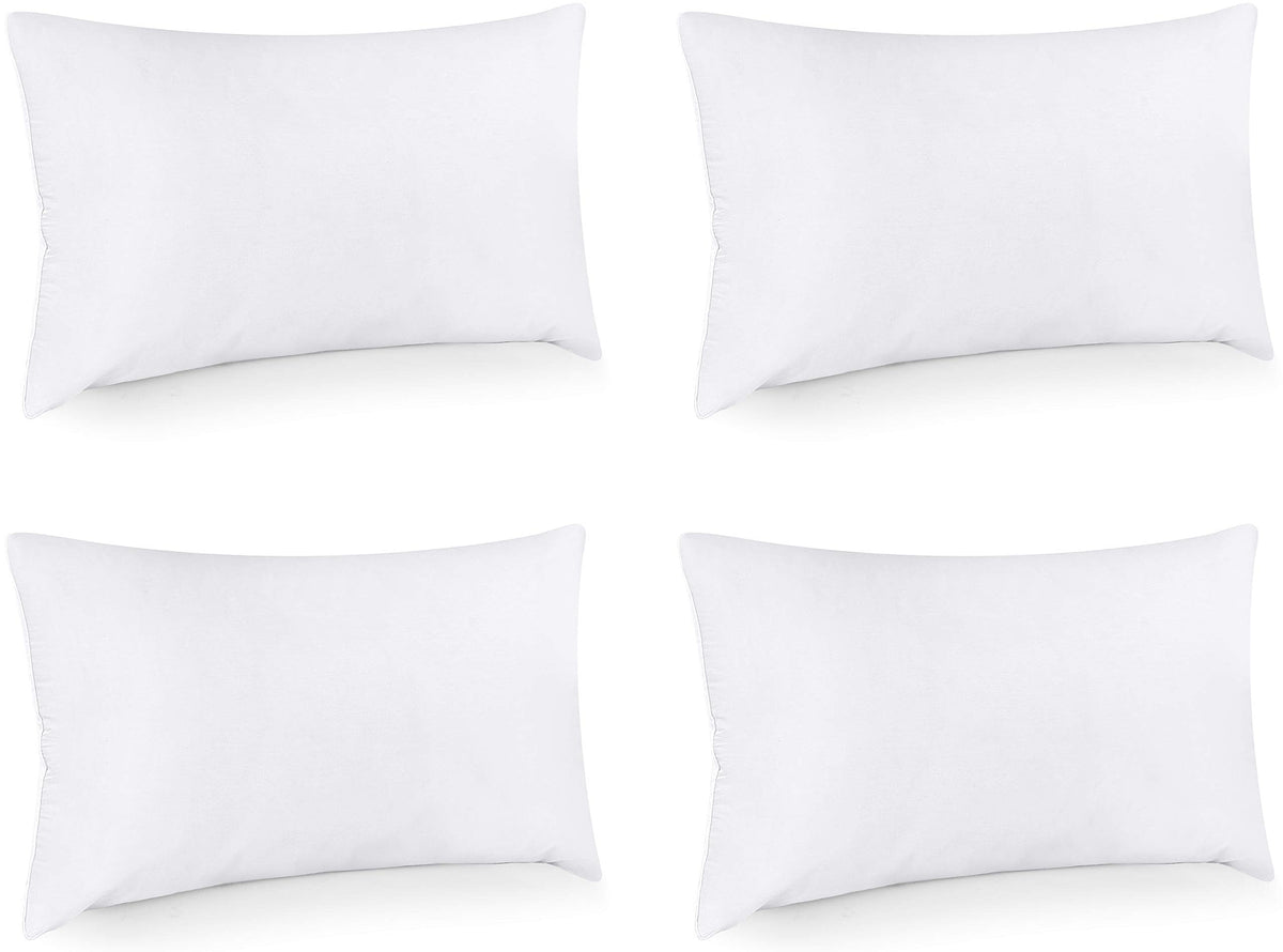 Utopia Bedding Throw Pillows, 12x20 Pillow Inserts, Pack of 1, White
