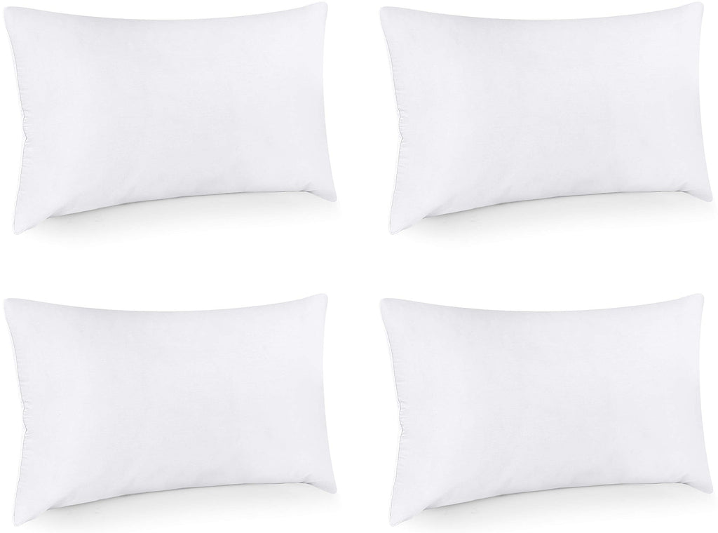 Utopia Bedding Throw Pillows, 12x20 Pillow Inserts, Pack of 1, White