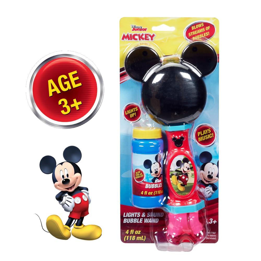 Little Kids Paw Patrol Marshall Light and Sound Musical Bubble Wand, Includes Bubble Solution