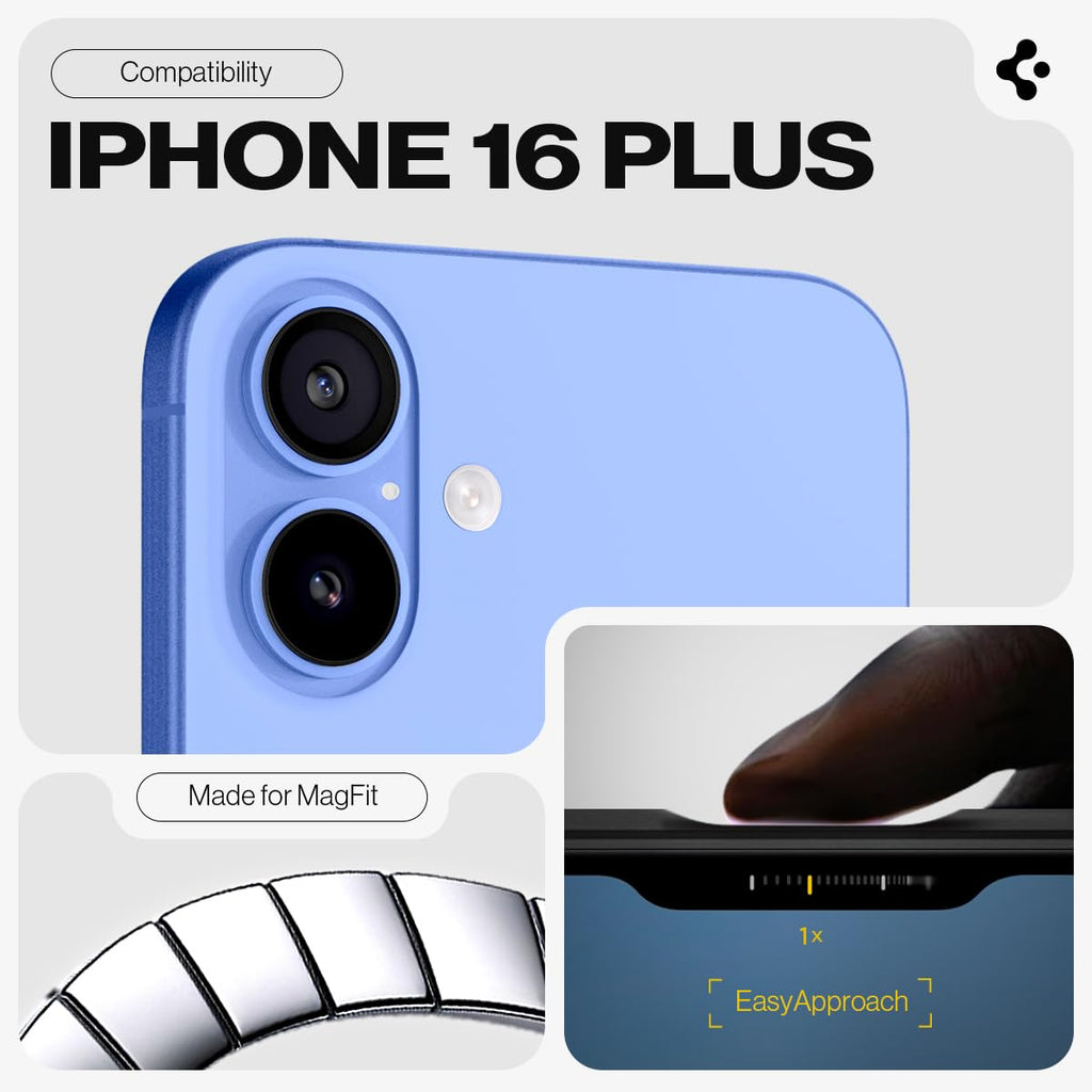 Spigen Tough Armor MagFit for iPhone 15 Pro Case, Metal Slate