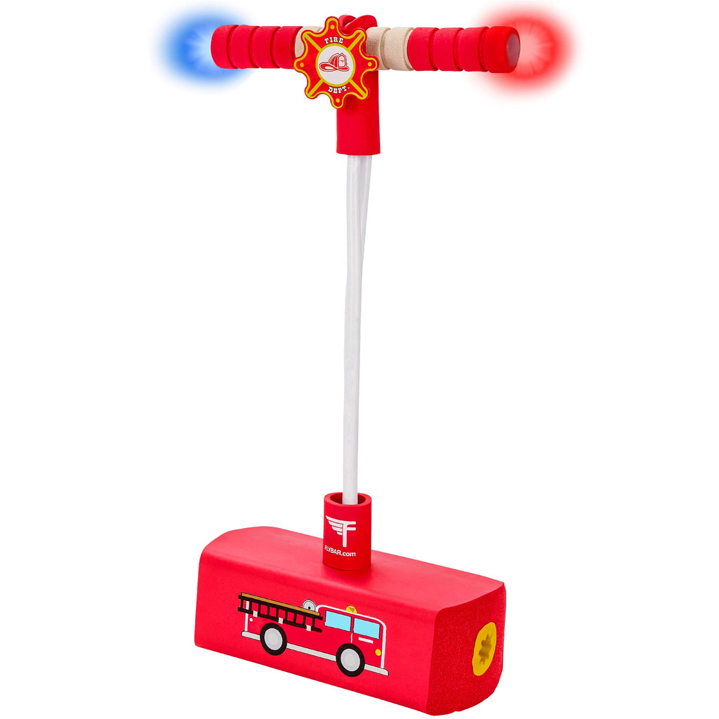 Flybar My First Foam Pogo Jumper for Kids Fun and Safe Pogo Stick, Durable Foam and Bungee Jumper for Ages 3 and up Toddler Toys, Supports up to 250lbs (Blue)