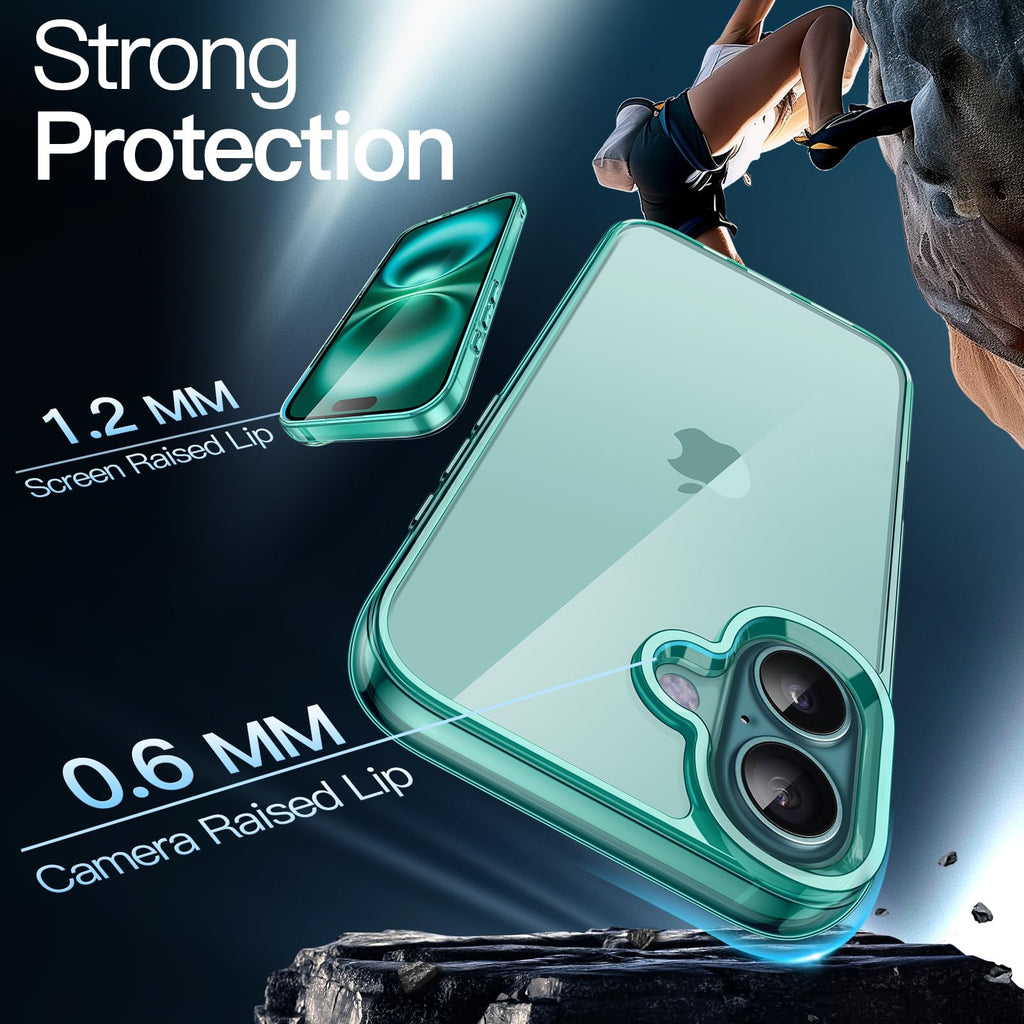 JETech Case for iPhone 16 Pro, Anti-Yellowing, Natural Titanium