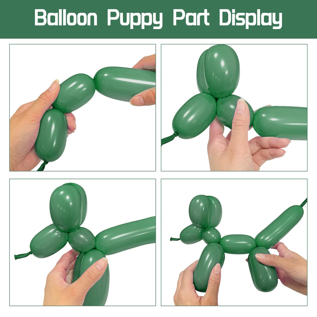 100Pcs clear 260 Balloons Clear Long Skinny Latex Balloon for Animal Ballons, Premium Quality Balloons for Beginners Baloons Making Kid's Carnivals Party Decoartion