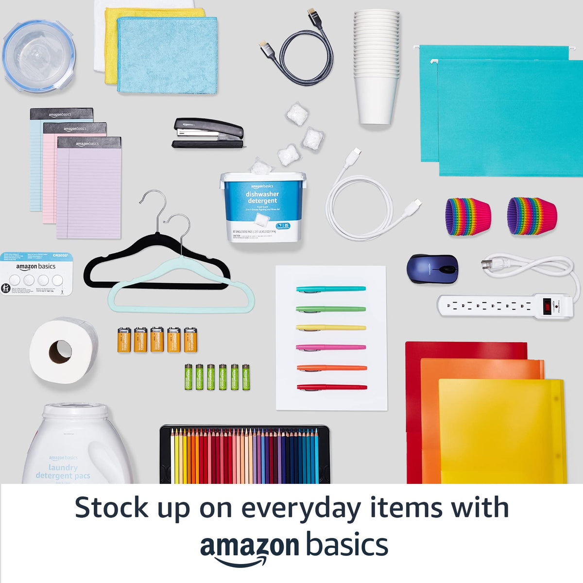 Amazon Basics Slim Velvet Non-Slip Space Saving Suit Clothes Hangers, Sturdy Construction, Navy Blue/Rose Gold, 50-Pack
