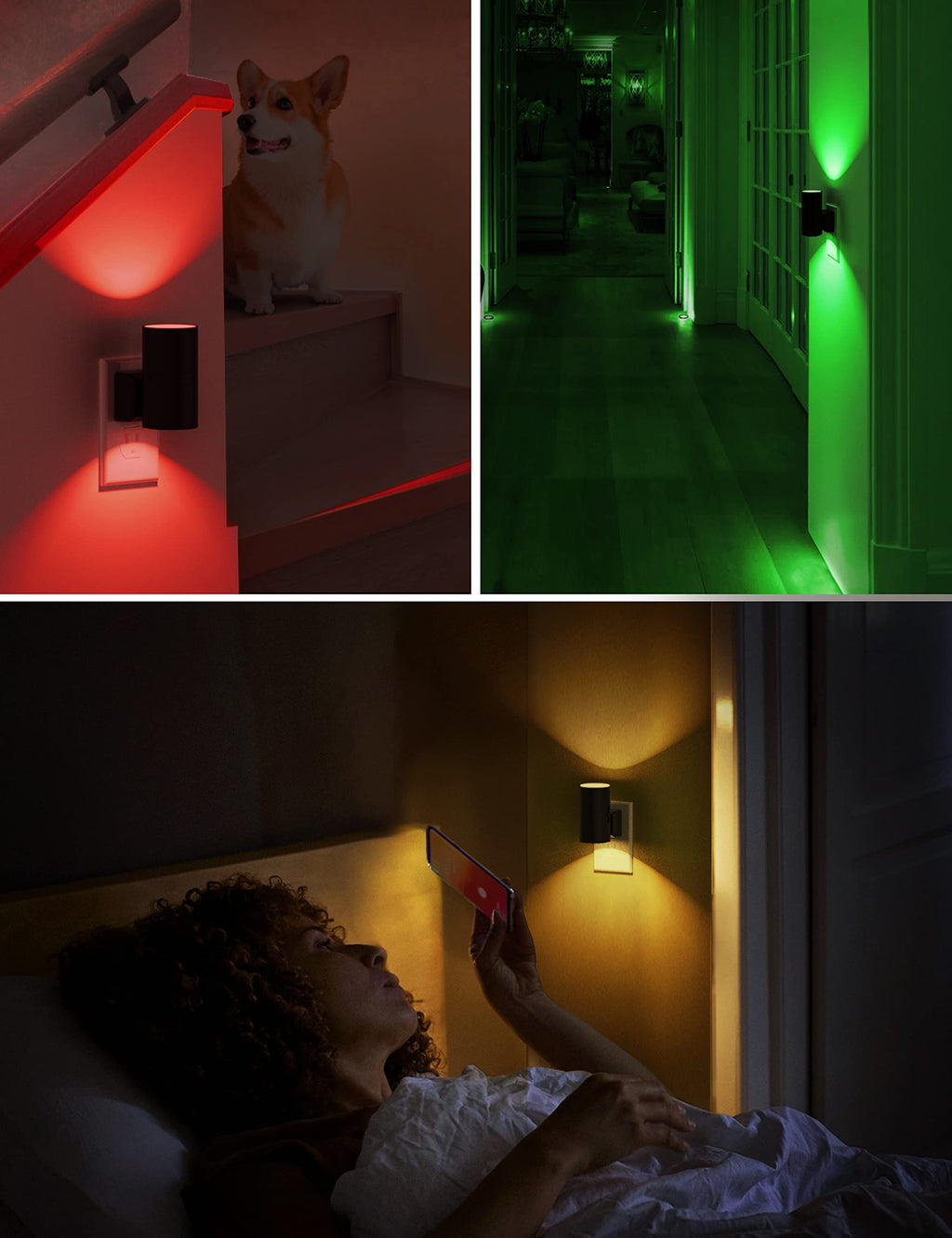 L LOHAS LED Night Light Plug in, Night Lights Plug into Wall, Soft White