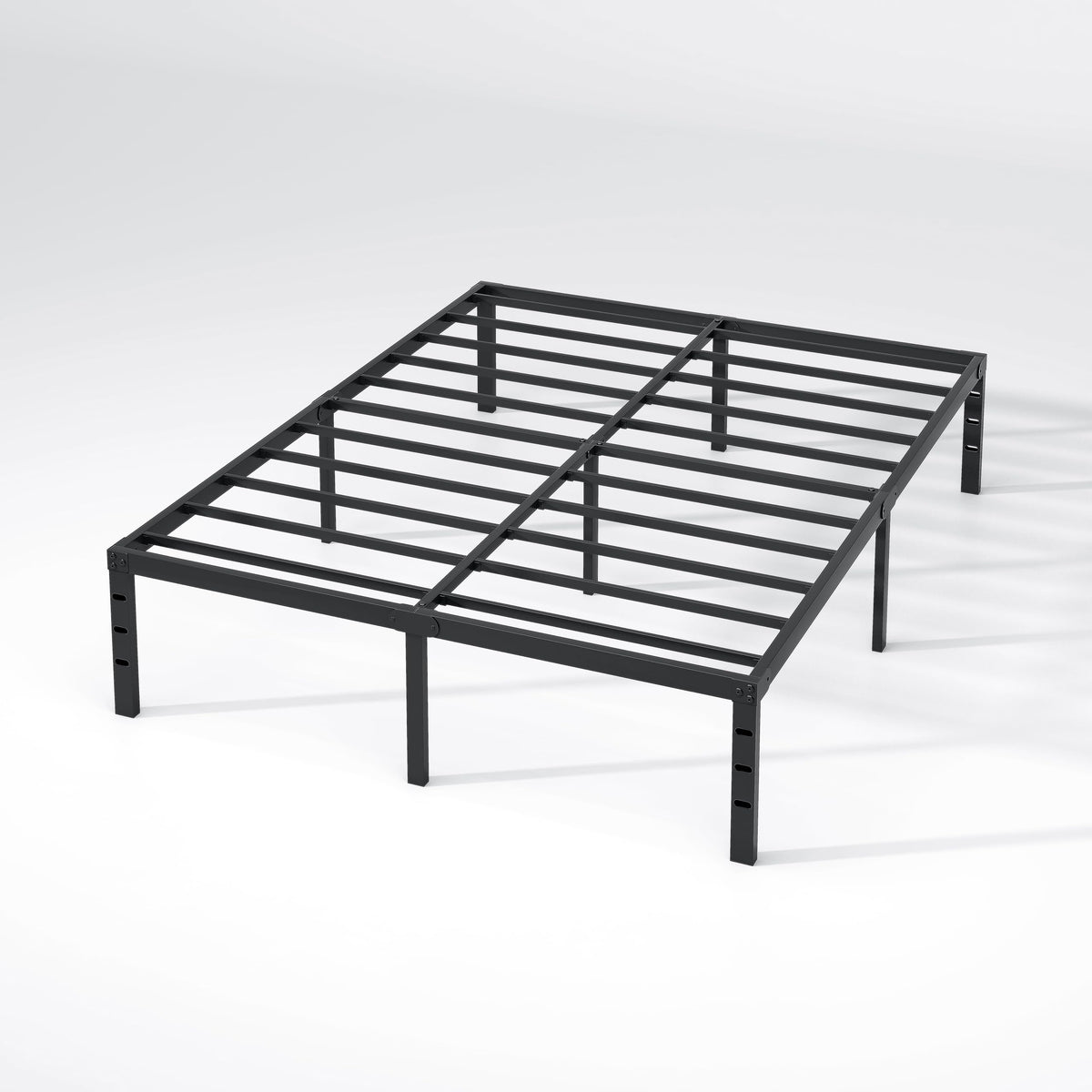 NEW JETO Metal Bed Frame,Queen Size Bed Frame with Storage Space,14 Inch