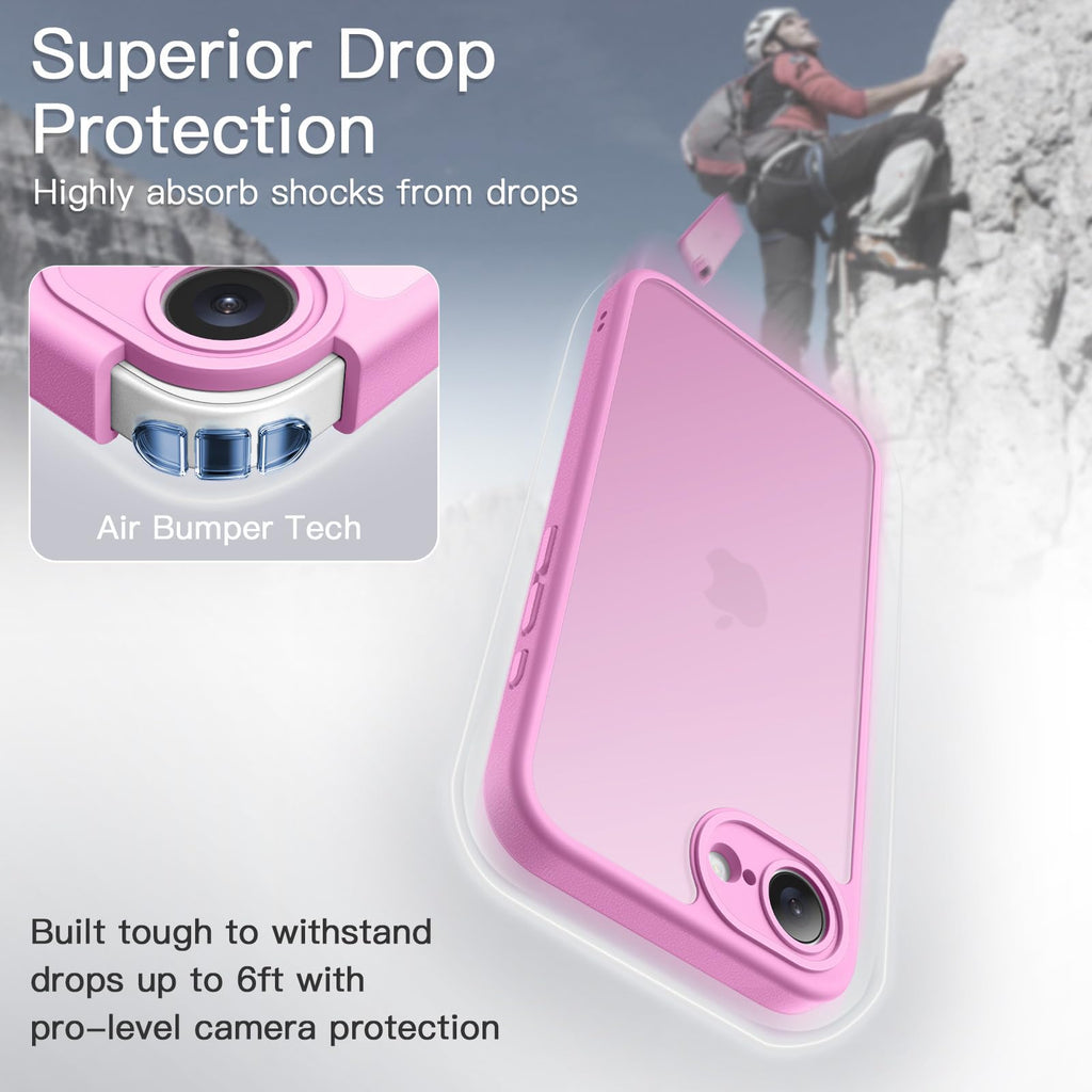JETech Matte Case for iPhone Air, Black