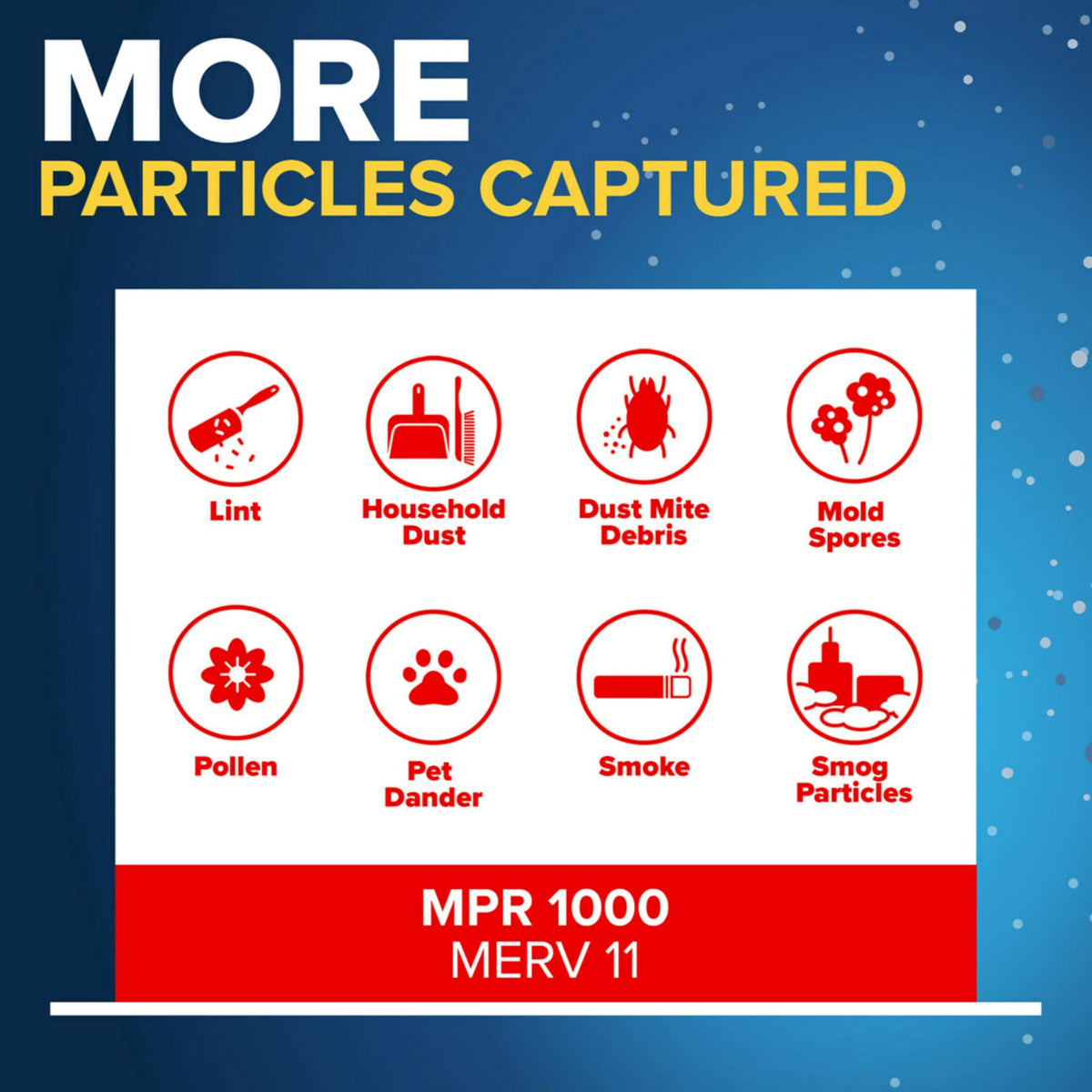 Filtrete 20x25x1 Air Filter, MERV 11, MPR 1000, 2 HVAC Filters