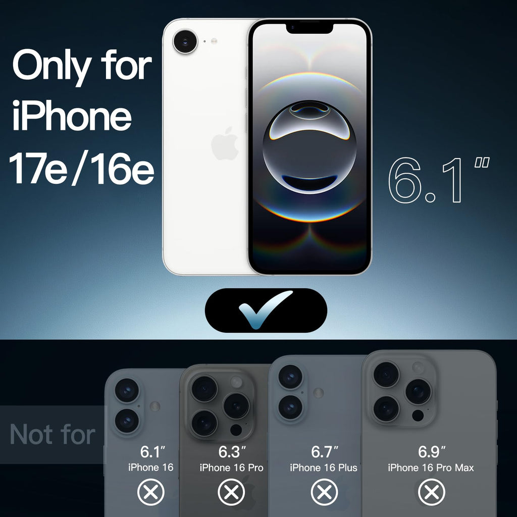 JETech Case for iPhone 16 Pro, Anti-Yellowing, Natural Titanium