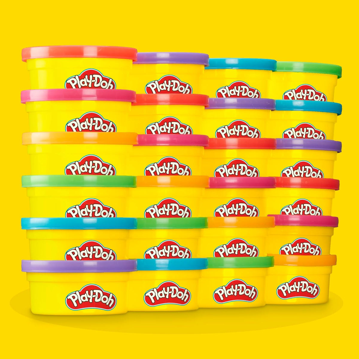 Play-Doh Party Favor Pack, Bulk 24 Pack of Modeling Compound with Cutters, Classroom Supplies for Arts & Crafts, Birthday Gifts & Prize Toys for Kids, Ages 3+ (Amazon Exclusive)