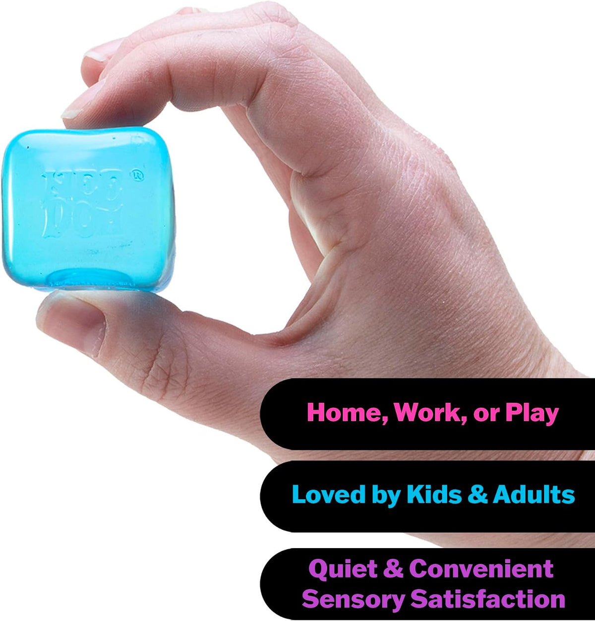 Schylling NeeDoh Nice Ice Baby - 1.25" Cube - Color May Vary (Pack of 1)