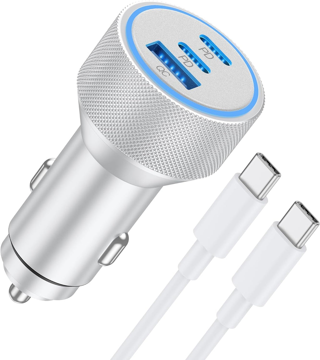 for iPhone 18/17/16/15 Pro Max/Duo Car Charger, 67W Fast USB C Car Charger