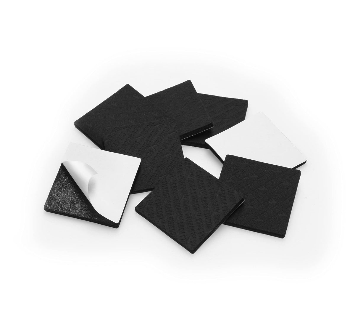 Slipstick GorillaPads CB147 Non Slip Furniture Pads/Gripper Feet (Set of 16) Self Adhesive Rubber Floor Protectors, 1 inch Round, Black