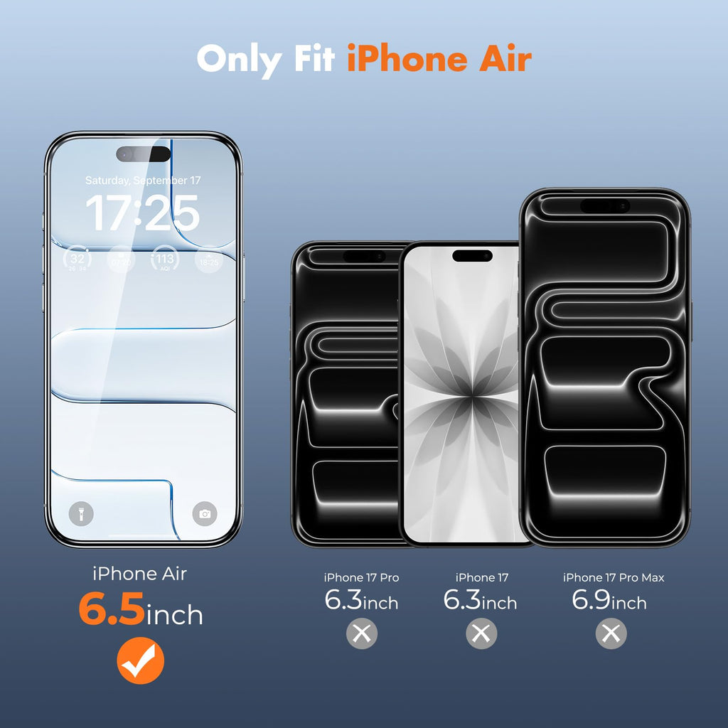 UNBREAKcable 3-Pack Screen Protector for iPhone 16 Pro Max, Full Coverage