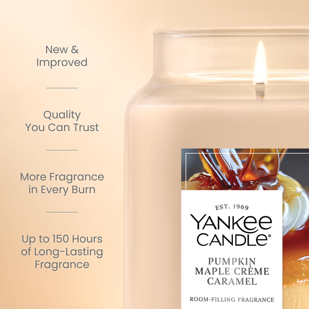 Yankee Candle Spiced Pumpkin Scented Candle, 22oz Large Jar