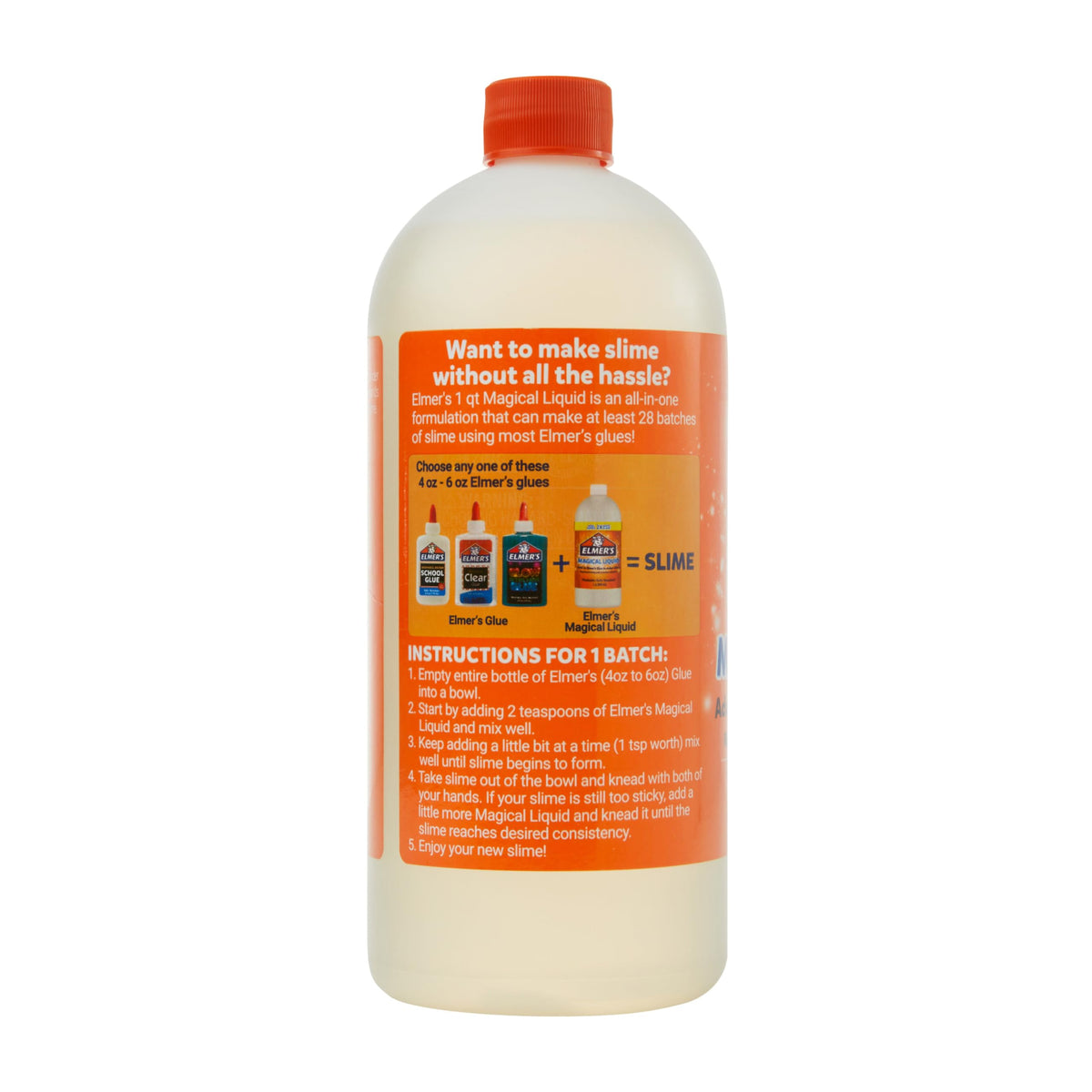 Elmer's Magical Liquid, Slime Activator Solution, Updated Formula for Double Slime Output, Safe, Washable, 8.75 fl oz - Kids Activity, Arts & Crafts, #1 Teacher Brand
