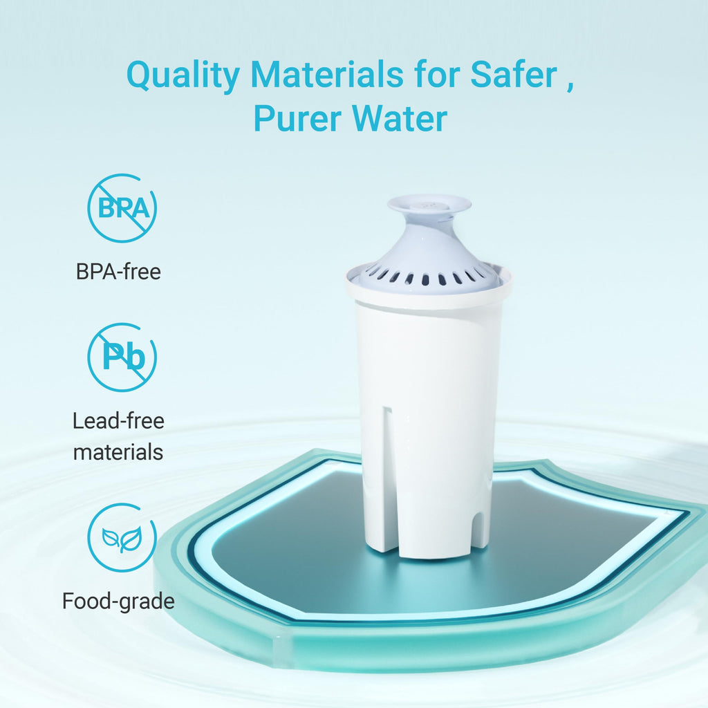 AQUA CREST Filter Replacement for Brita® Water Pitcher & Dispenser, 3 Pack