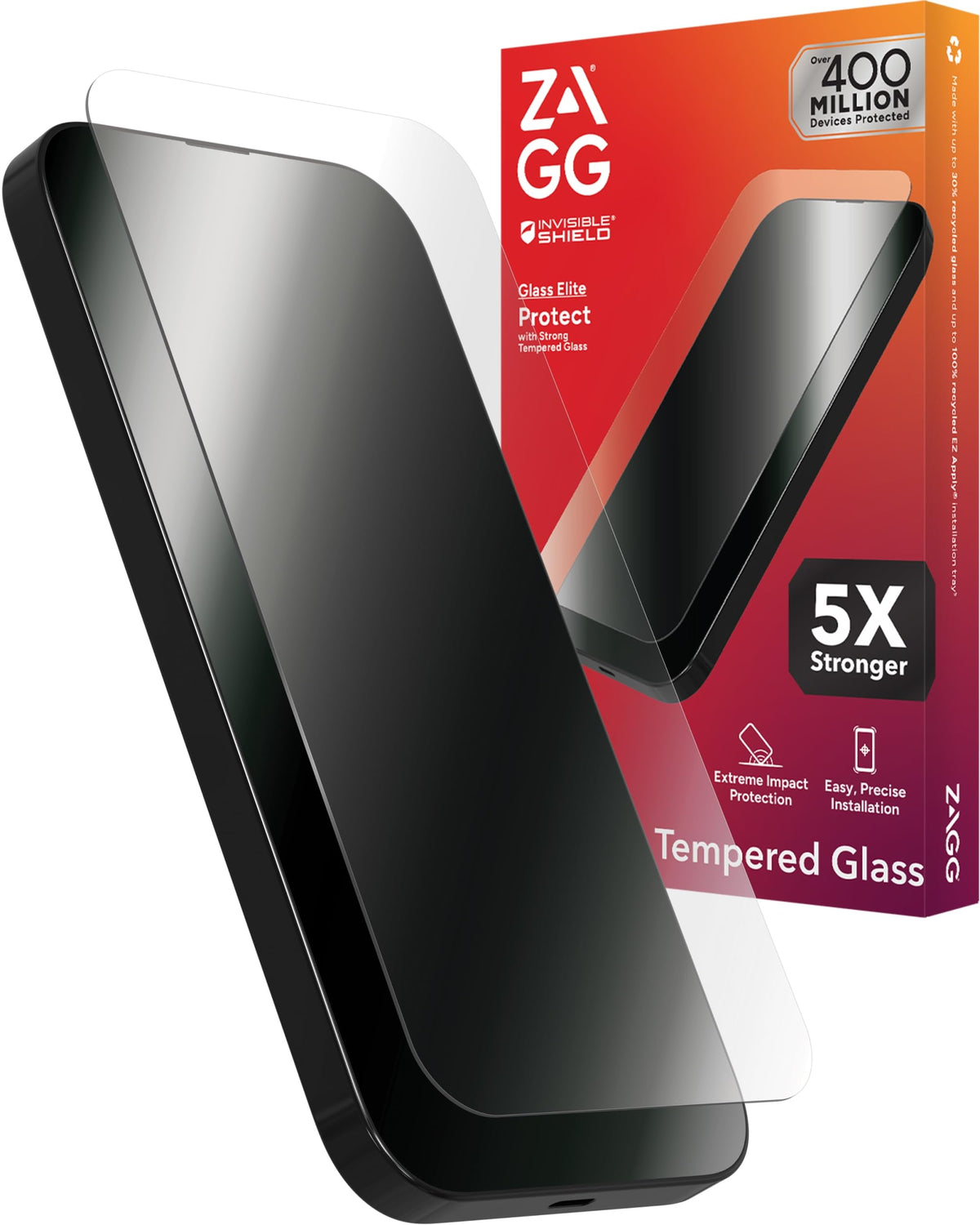 ZAGG Glass Elite Screen Protector for Apple iPhone 11 Pro Max and Xs Max