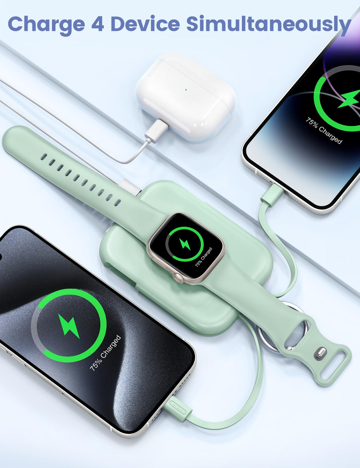 RORRY CharmGo Portable Charger, 5000mAh Portable Charger Power Bank