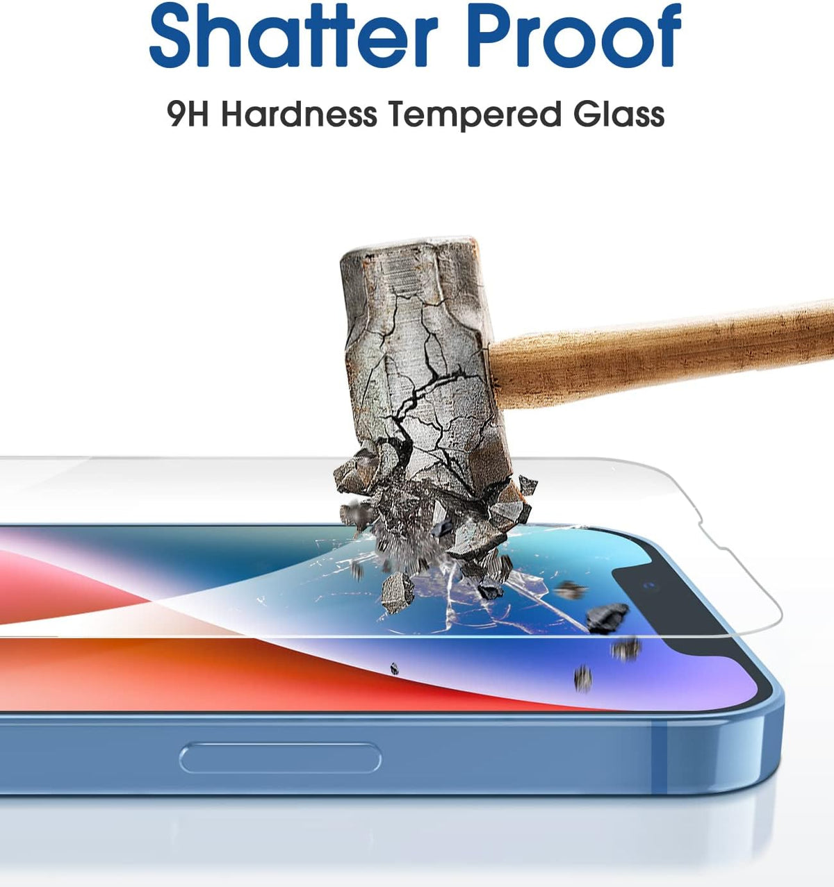 amFilm OneTouch for iPhone 17e / iPhone 16e Screen Protector Tempered Glass