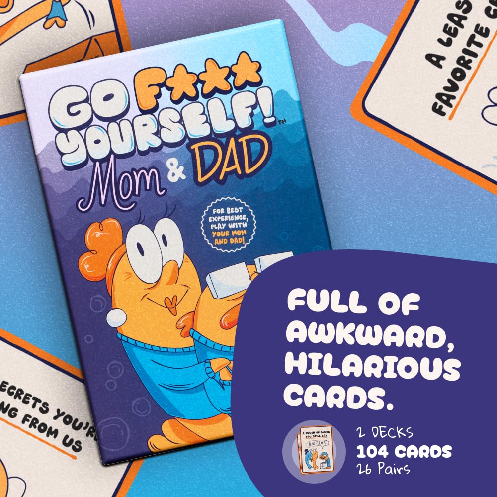 Go F Yourself Jesus Christ! Grown Up Go Fish Card Game, Funny Gag Gift