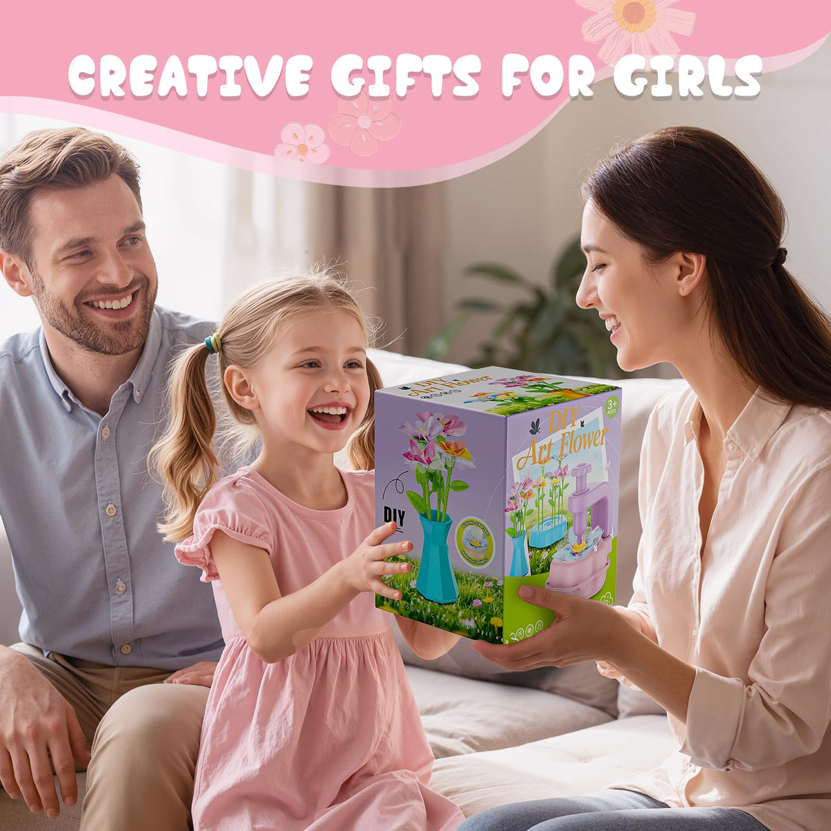 Scvcid Arts and Crafts for Girls Aged 3-12, Includes Extra Accessory Set