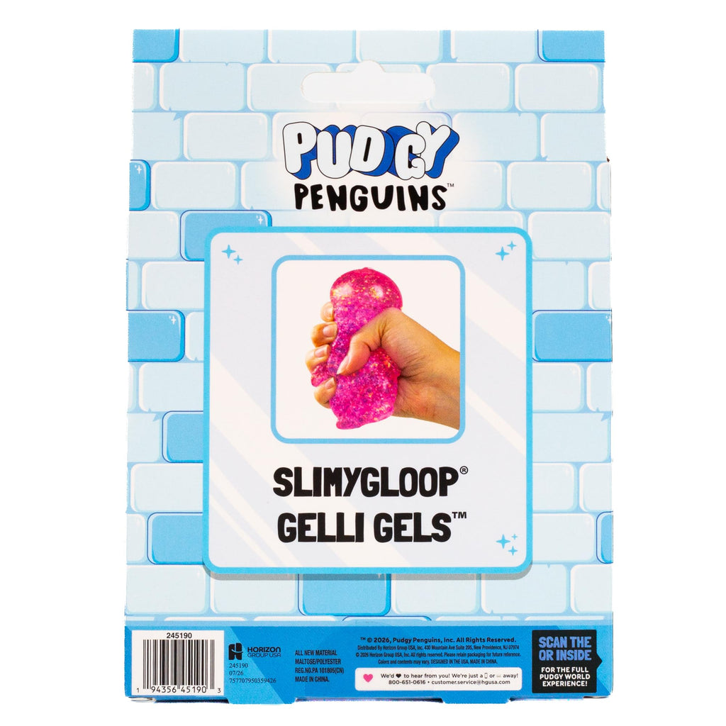 Horizon Group USA Slimygloop Gelli Gels, Patrick Pink