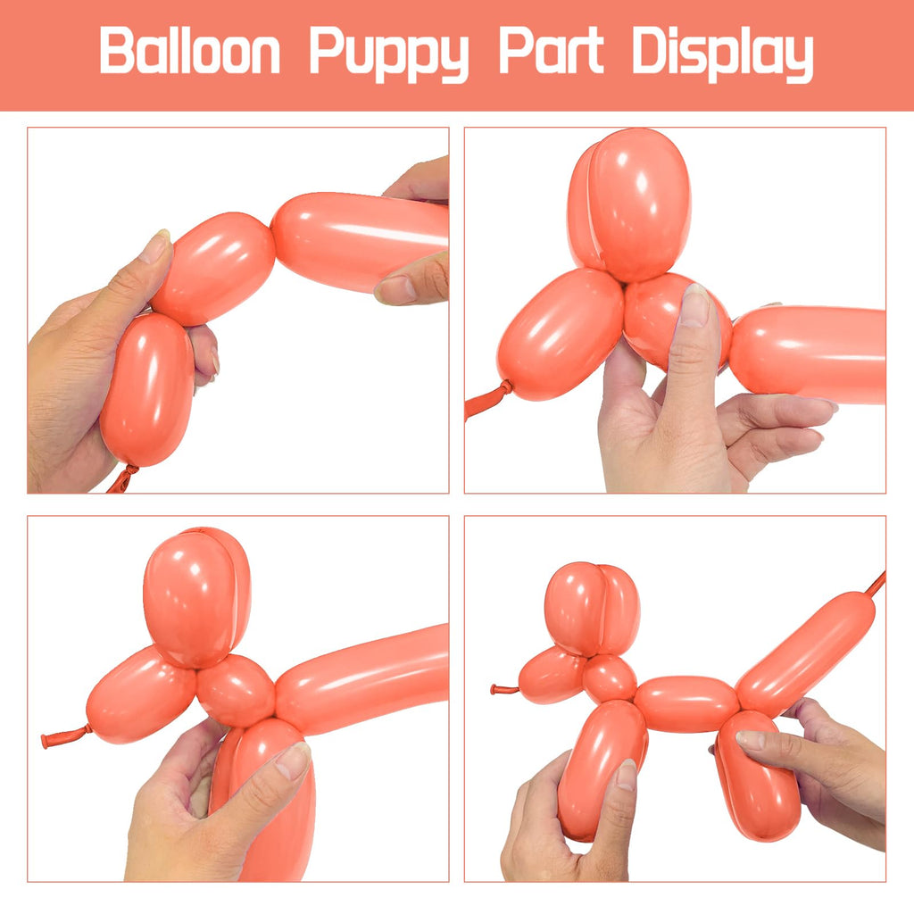 100Pcs clear 260 Balloons Clear Long Skinny Latex Balloon for Animal Ballons, Premium Quality Balloons for Beginners Baloons Making Kid's Carnivals Party Decoartion
