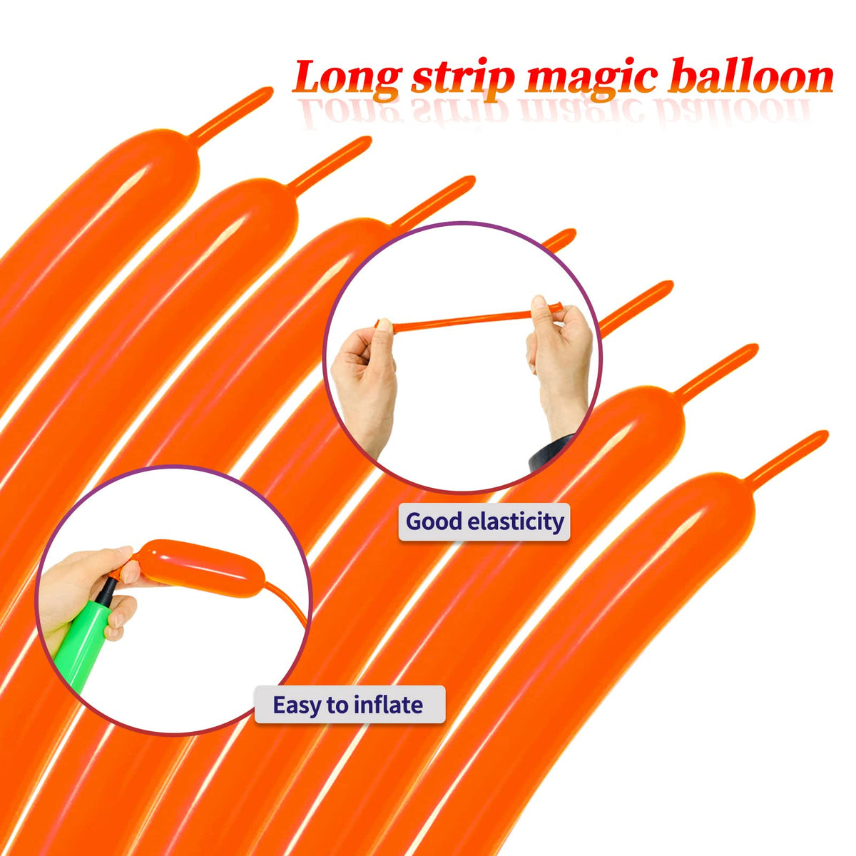 100Pcs clear 260 Balloons Clear Long Skinny Latex Balloon for Animal Ballons, Premium Quality Balloons for Beginners Baloons Making Kid's Carnivals Party Decoartion
