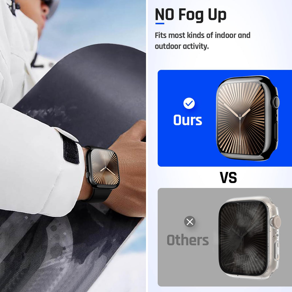 Goton IP67 Waterproof Case with Glass for Apple Watch Series 11/10 46mm