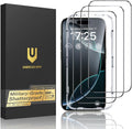 UNBREAKcable 3-Pack Screen Protector for iPhone 16 Pro Max, Full Coverage
