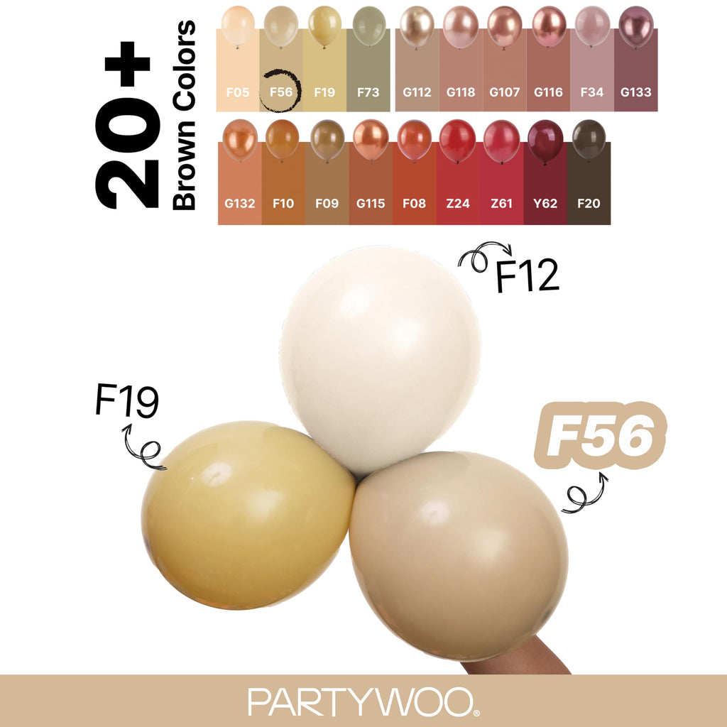 PartyWoo Baby Pink Balloons 152pcs Pastel Pale Light Pink Different Sizes