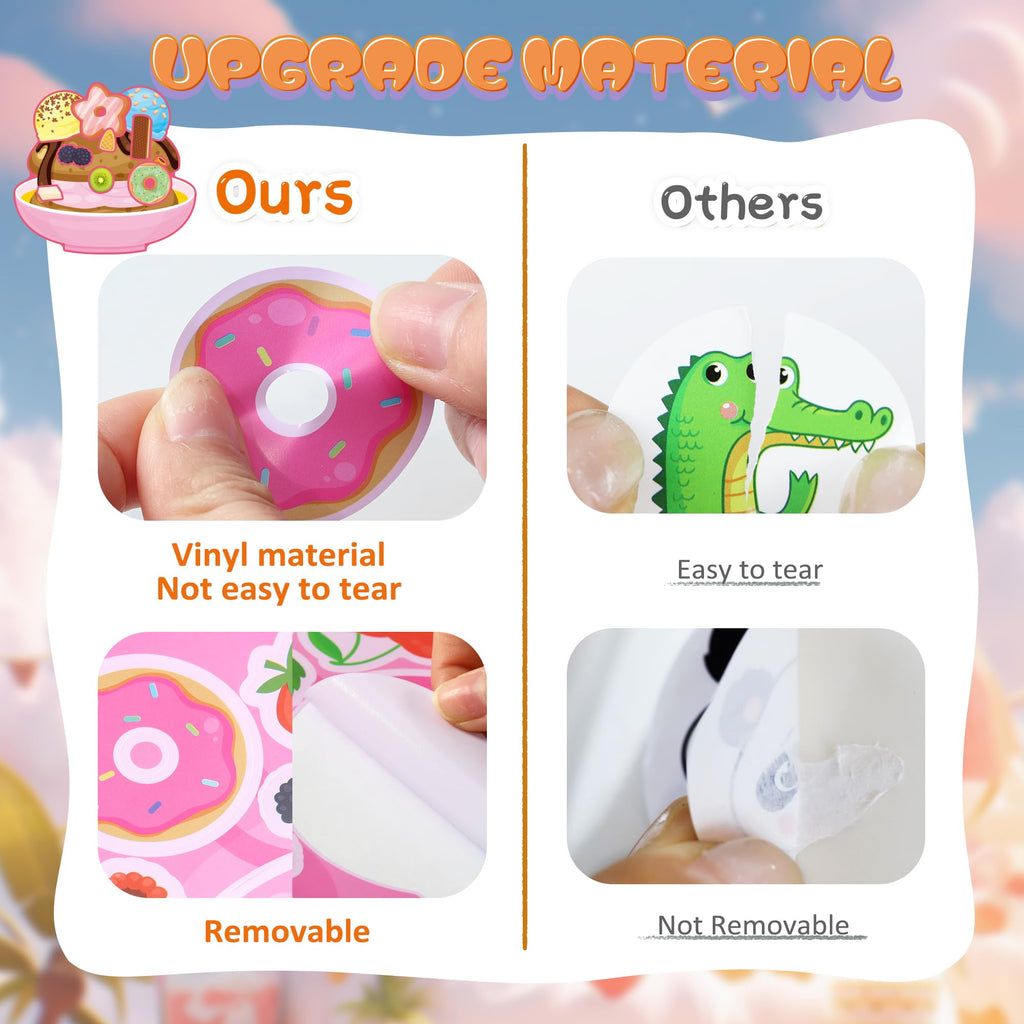 Stickers for Kids Toddler Party Favors Crafts - 48 Sheets