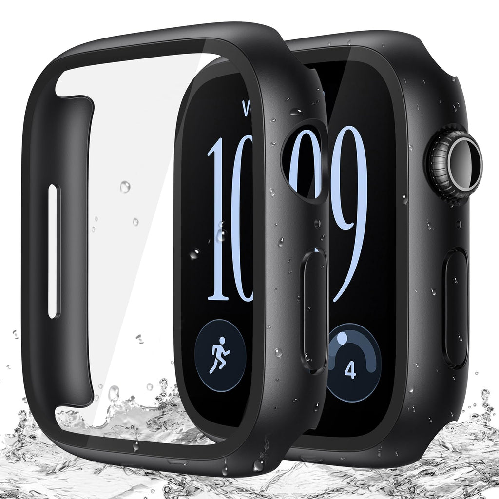 Misxi 2-Pack Waterproof Case for 41mm Apple Watch Series 9/8/7