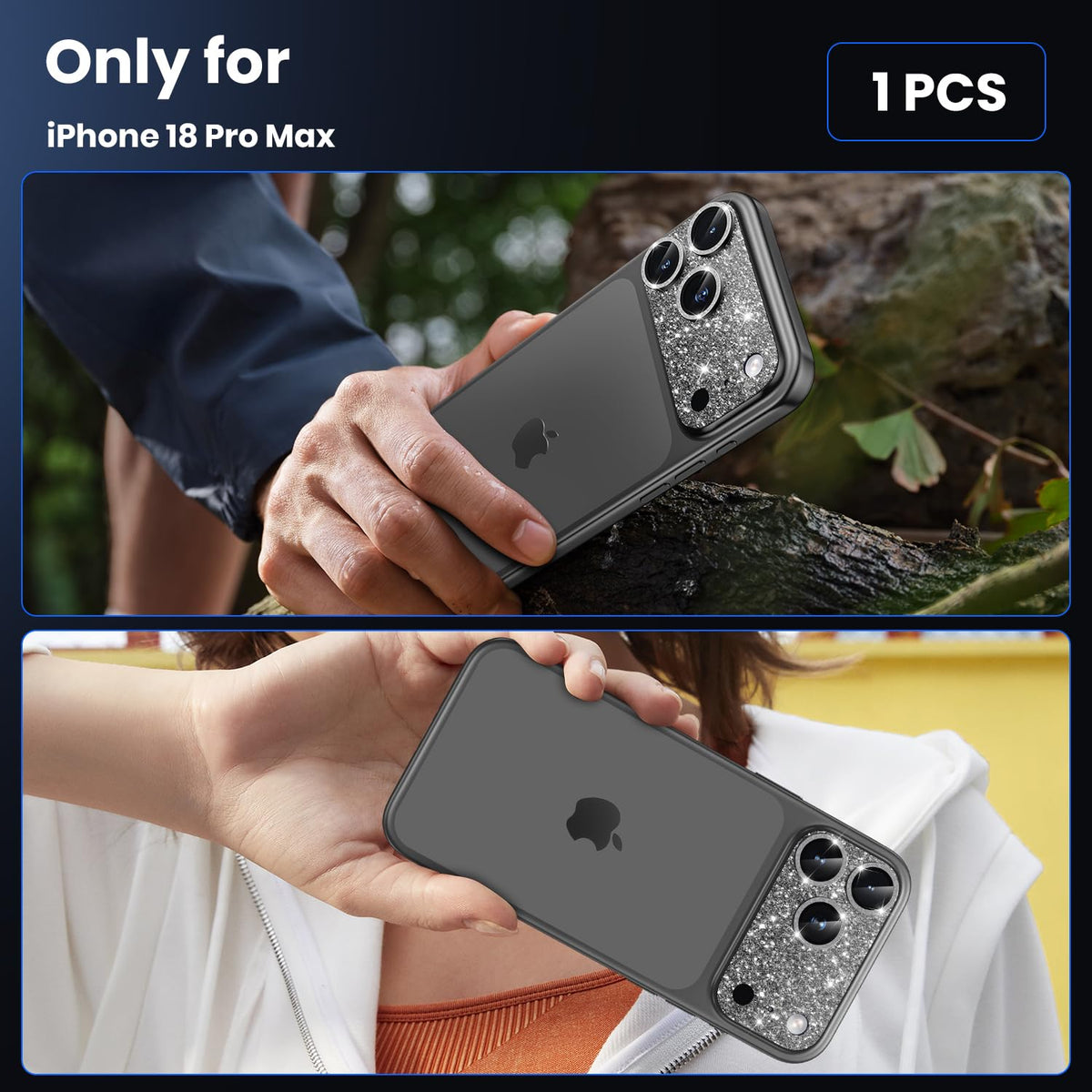 WSKEN for iPhone 17 Pro Max Camera Lens Protector - Military Grade Design