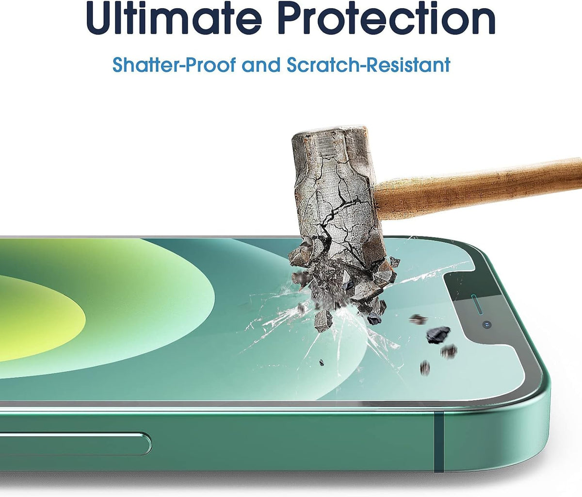 amFilm OneTouch for iPhone 17e / iPhone 16e Screen Protector Tempered Glass