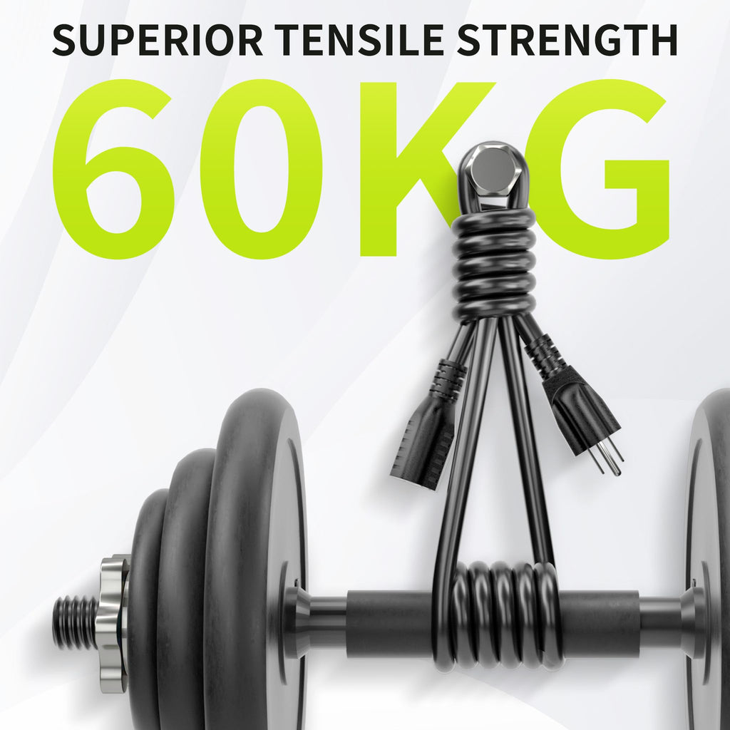16/3 Black Extension Cord 6 FT Indoor, Short Extension Cord