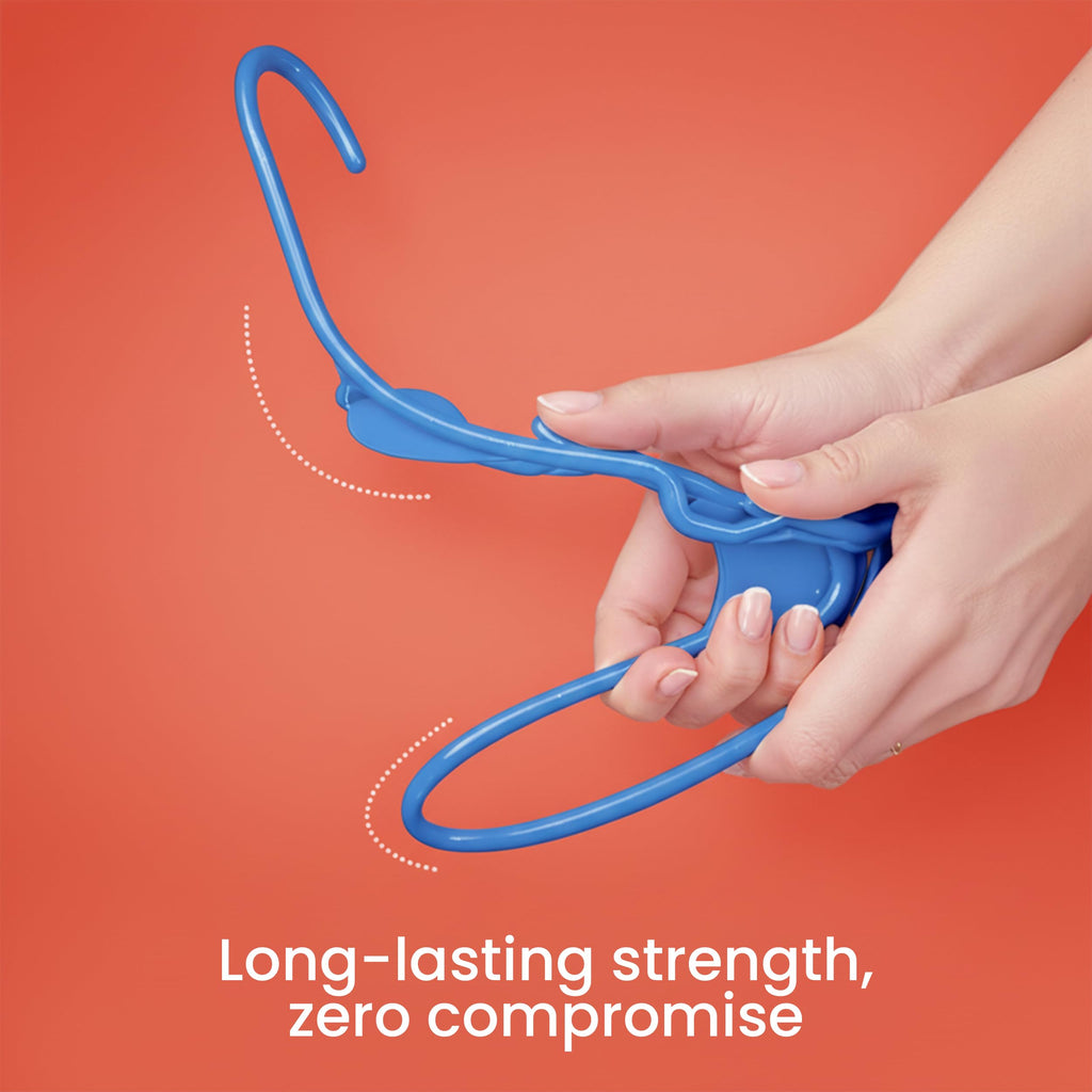 Utopia Home Plastic Hangers 50 Pack – Space Saving Clothes Hanger White